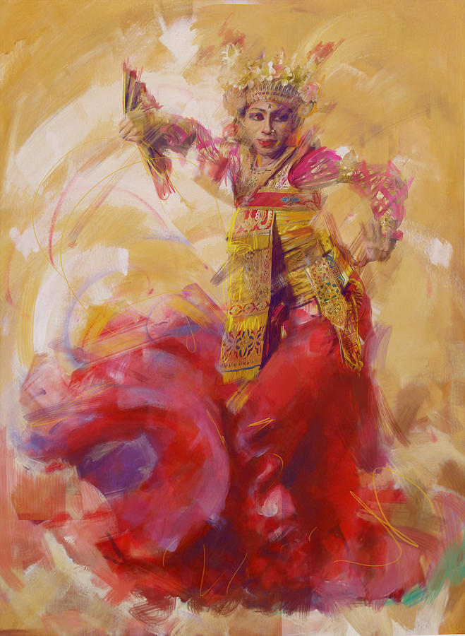 013 Kazakhstan Culture Painting by Maryam Mughal