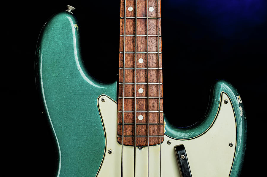 013.1834 Fender 1965 Jazz Bass Color #0131834 Photograph by M K Miller