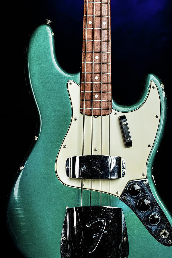 014.1834 Fender 1965 Jazz Bass Color #0141834 Photograph by M K Miller