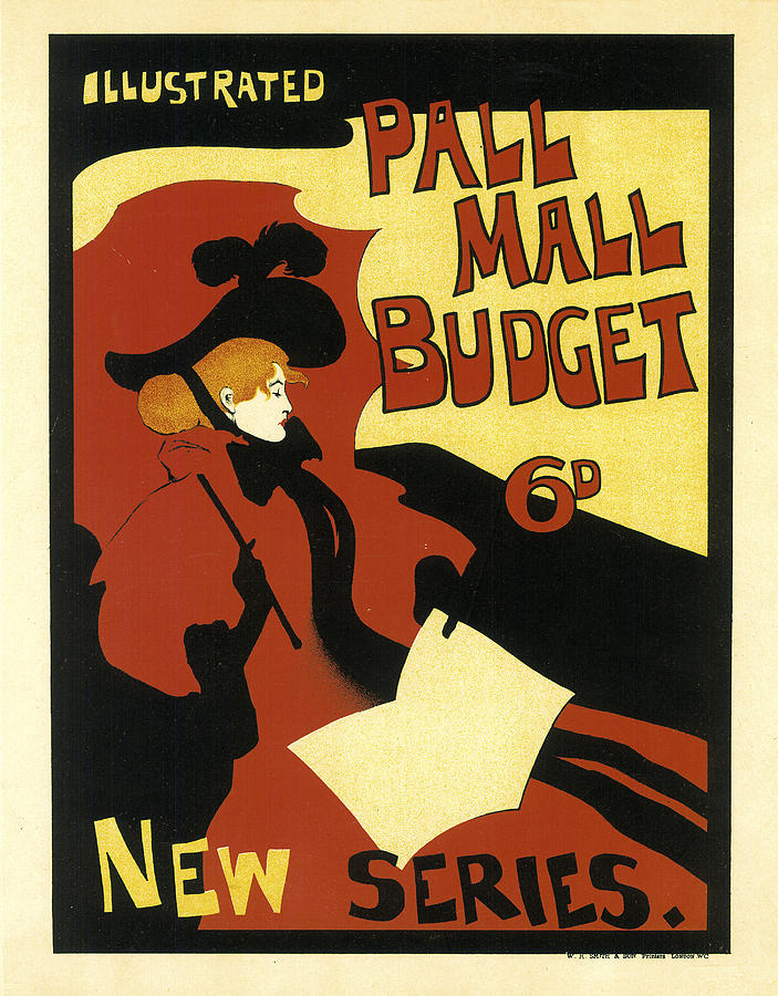 Pall Mall Budget Painting by Maurice Greiffenhagen