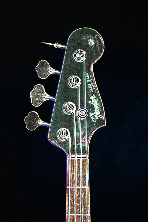 016.1834 Fender 1965 Jazz Bass Color #0161834 Photograph by M K Miller