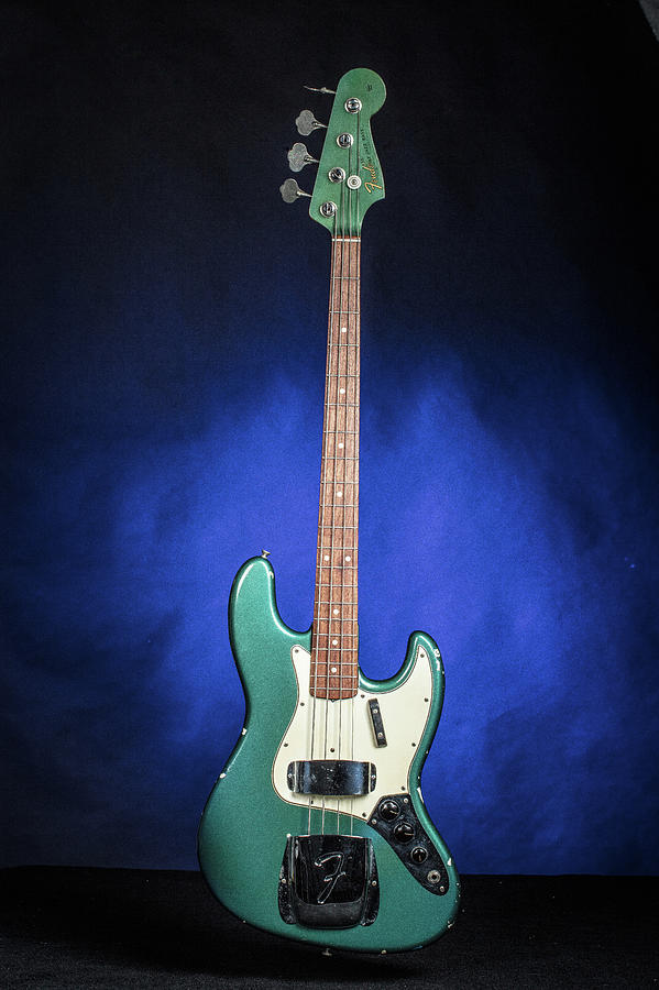 017.1834 Fender 1965 Jazz Bass Color #0171834 Photograph by M K Miller