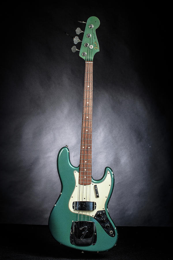 018.1834 Fender 1965 Jazz Bass Color #0181834 Photograph by M K Miller