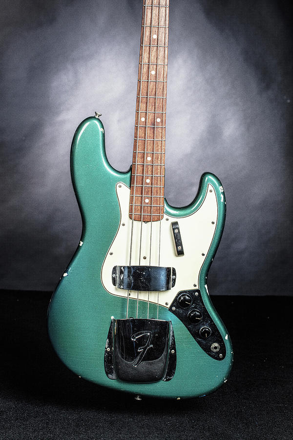 019.1834 Fender 1965 Jazz Bass Color #0191834 Photograph by M K Miller