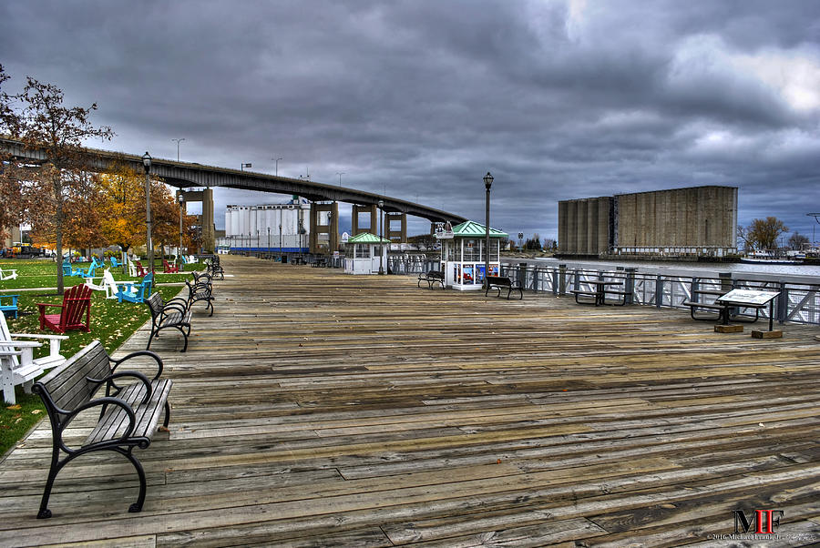 02 Autumn Days At Canalside Photograph by Michael Frank Jr