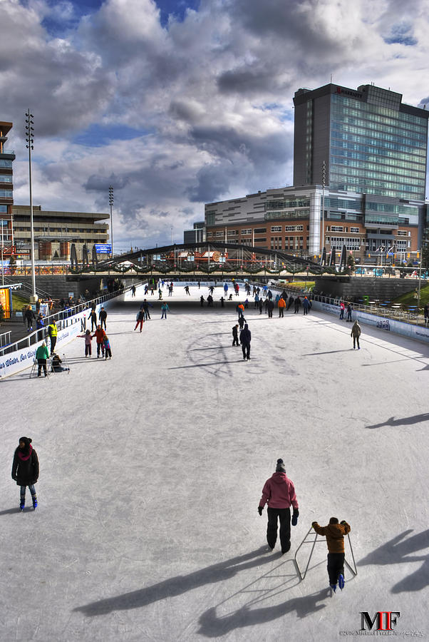 02 Canalside Ice Skaters 10dec16 Photograph by Michael Frank Jr