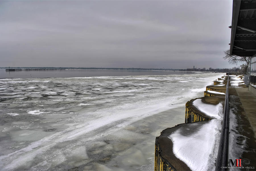 02 Half Frozen Waters Of Erie Photograph by Michael Frank Jr