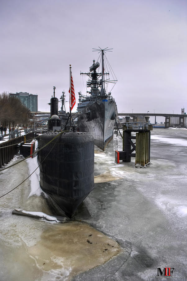 02 Naval Park In Frozen Waters Photograph by Michael Frank Jr