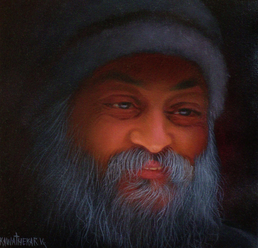 02 Osho Painting by Vijay Kawathekar