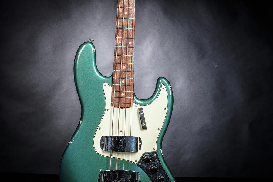 020.1834 Fender 1965 Jazz Bass Color #0201834 Photograph by M K Miller