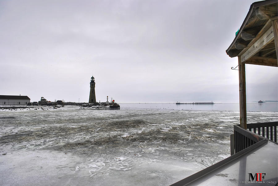 03 Half Frozen Waters Of Erie Photograph by Michael Frank Jr