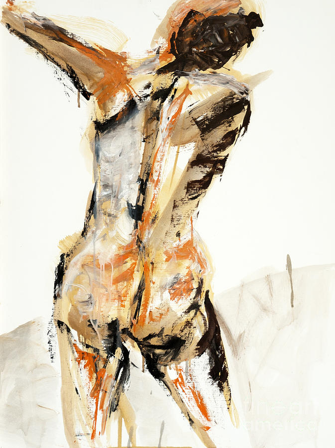 nude swinger body painting