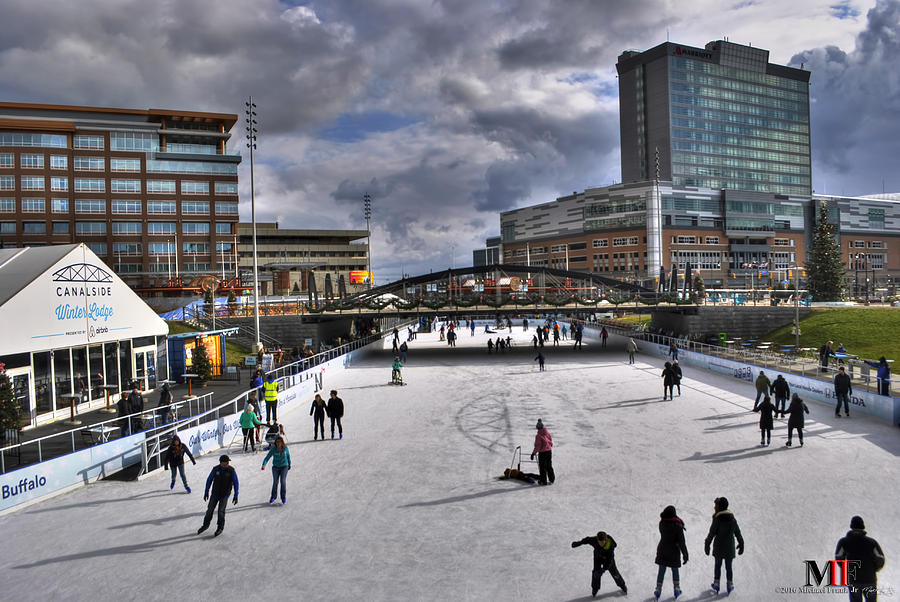 05 Canalside Ice Skaters 10dec16 Photograph by Michael Frank Jr