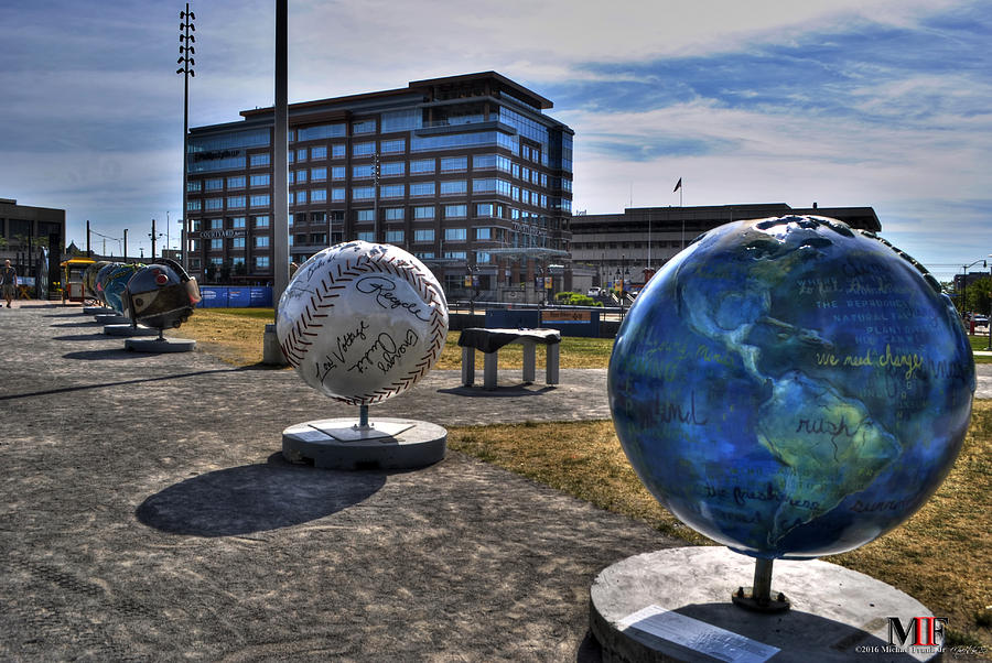 05 GLOBES at CANALSIDE Photograph by Michael Frank Jr