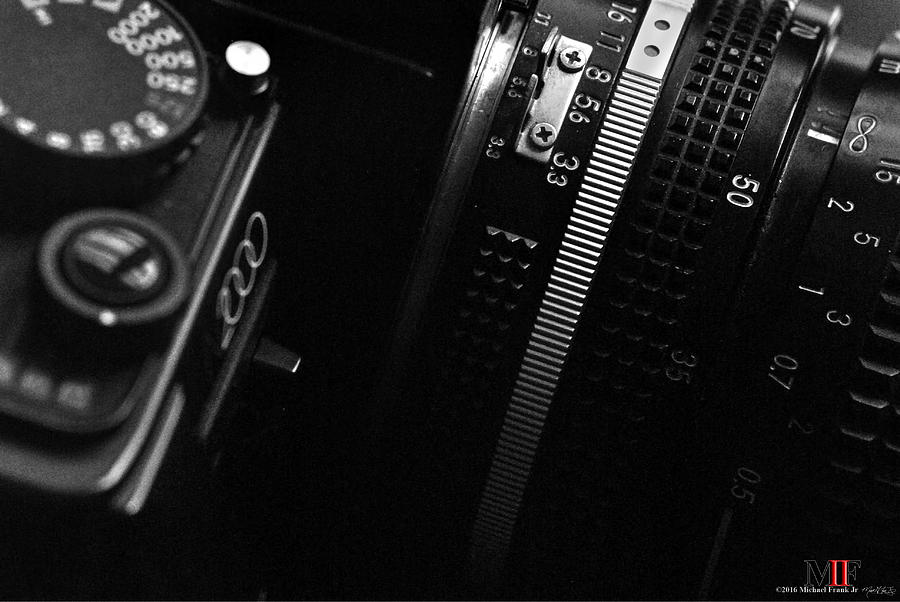 04 Nikon D2000 Study B and W Photograph by Michael Frank Jr