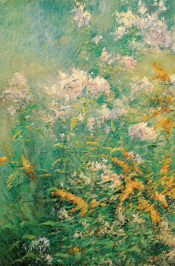 John Henry Twachtman Painting - Meadow Flowers by John Henry Twachtman