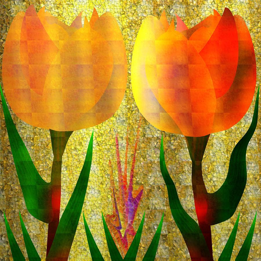 Tulip Digital Art - 056 by Bukunolami