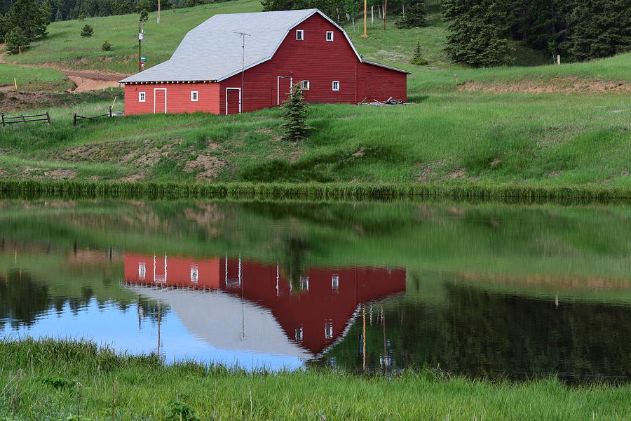 Red Barn Burgess Res Divide CO Photograph by Margarethe Binkley