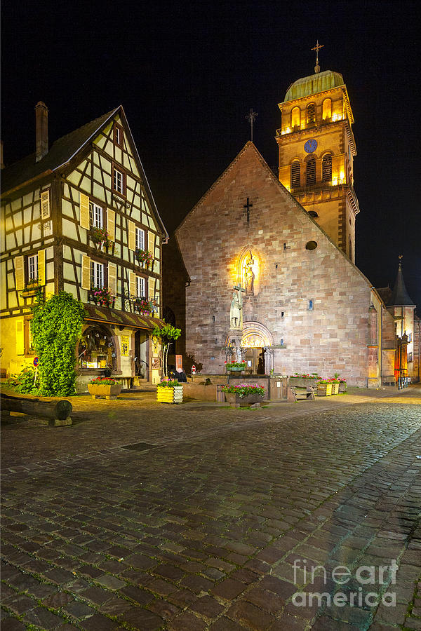 Alsace Photograph - Half-timbered Houses, Kaysersberg Alsace France  #8 by Marco Arduino