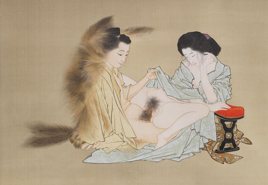 08-Twelve Erotic Scenes Painting by Kobayashi Eitaku