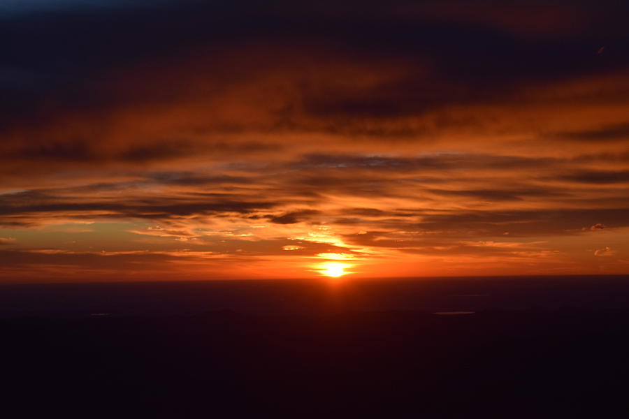 Sunrise Over Denver From Mount Evans  Photograph by Margarethe Binkley