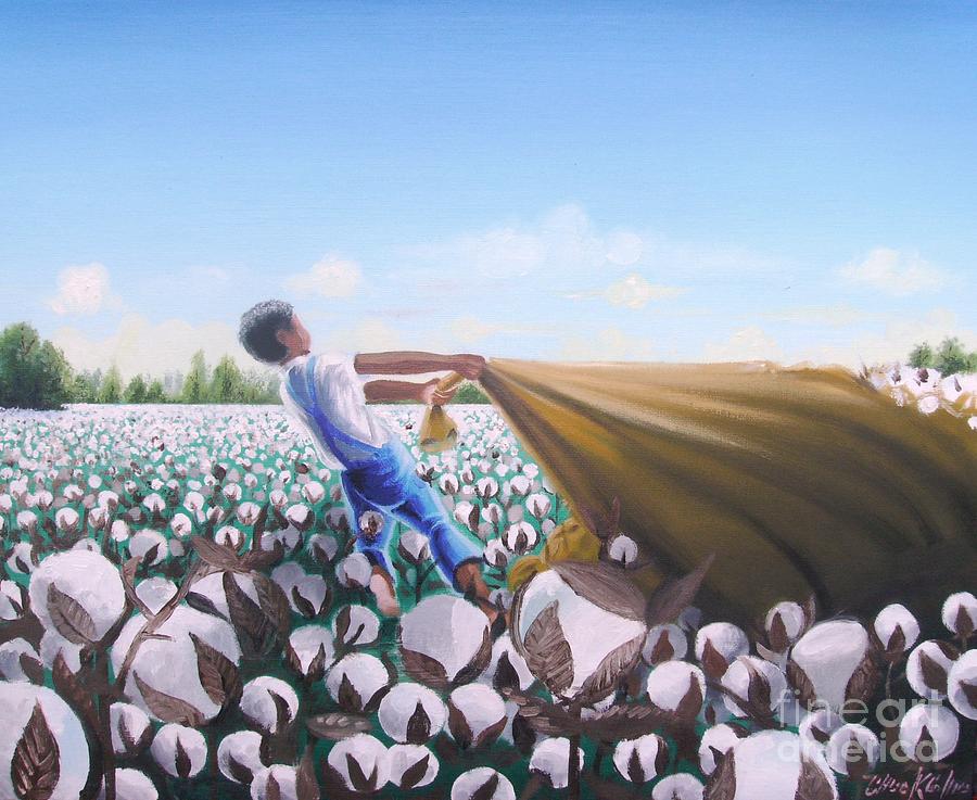 Cotton Painting -     A Long Day #1 by George Collins