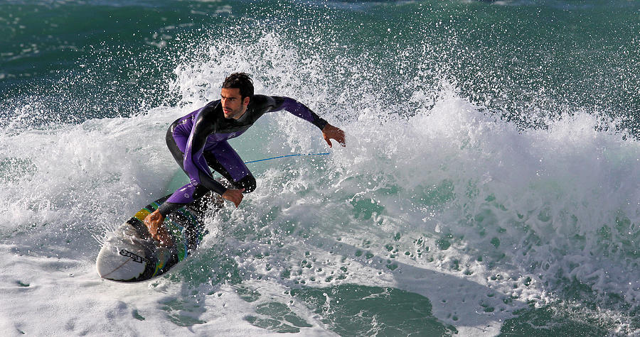 Surf Photograph - ~~/~~~~~~~~~ #1 by Eyal Bussiba