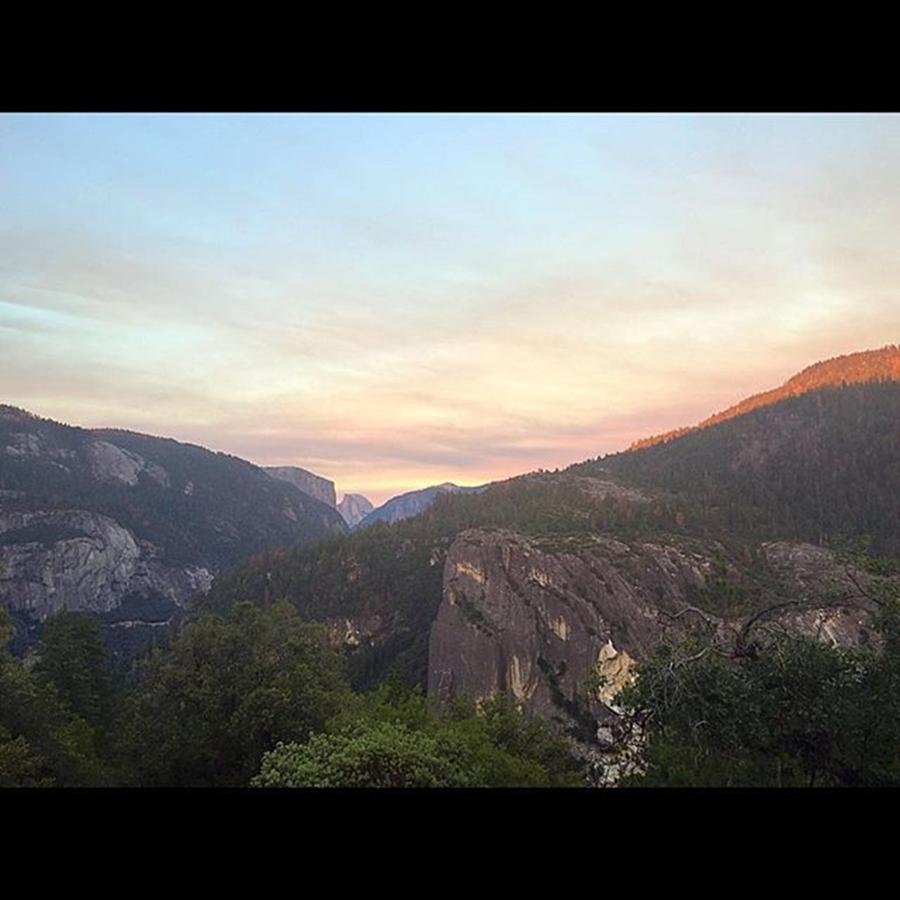 Yosemite National Park Photograph - Sunset at Half Dome Yosemite by Roomana Patel