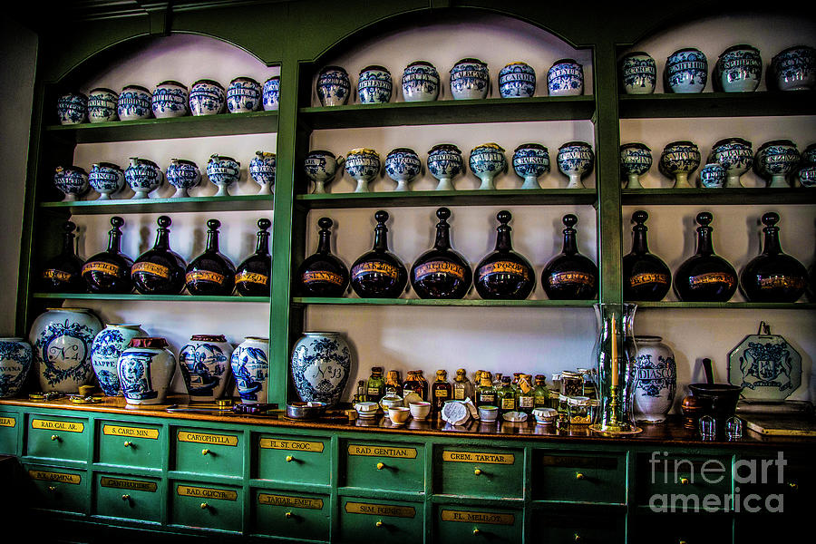 18th Century Apothecary Photograph by Steve Kwiatkowski - Pixels