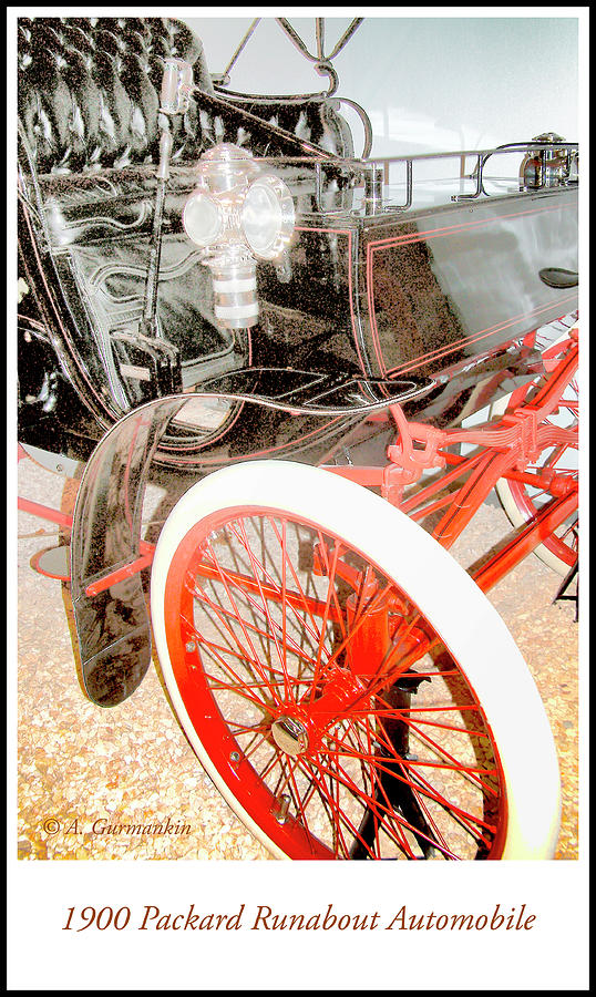1900 Packard Runabout Automobile Photograph by A Macarthur Gurmankin