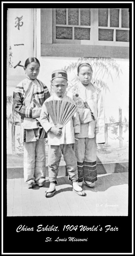 1904 Worlds Fair Chinese Children Photograph by A Macarthur Gurmankin