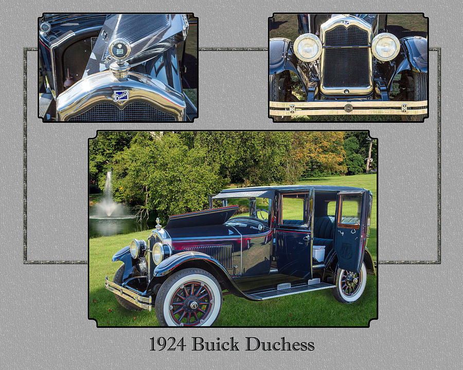 1924 Buick Duchess Antique Vintage Photograph Fine Art Prints 120    Photograph by M K Miller