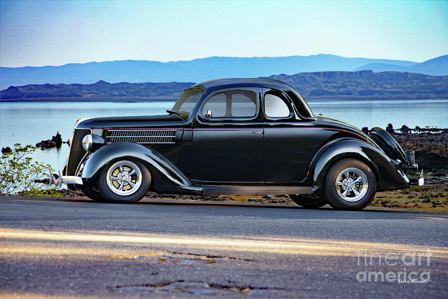 1936 Ford Five-Window Coupe Photograph by Dave Koontz