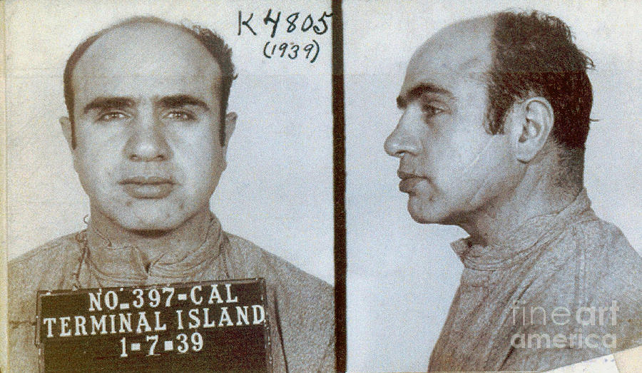 1939 Al Capone Mugshot Photograph by Jon Neidert
