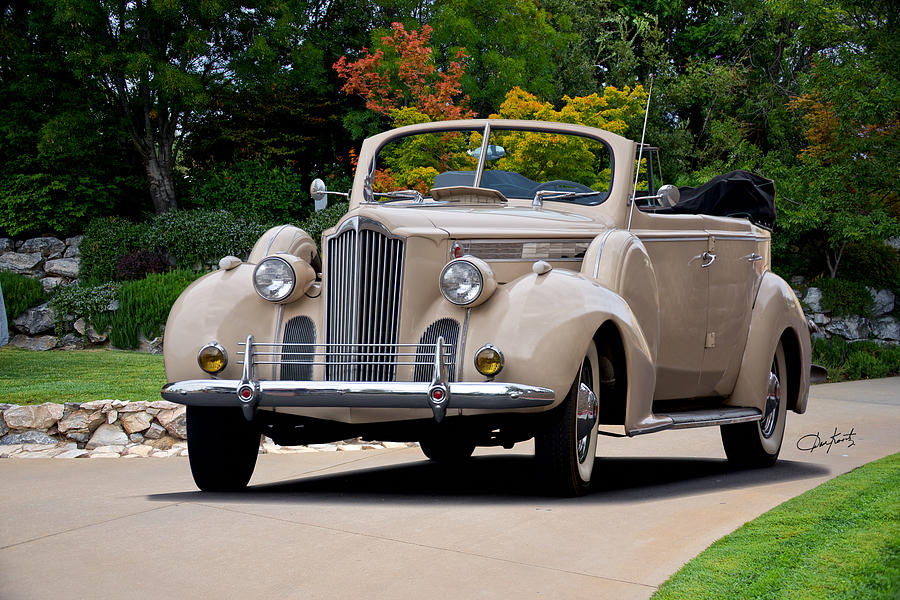 1940 Packard 120 Convertible Sedan Photograph by Dave Koontz