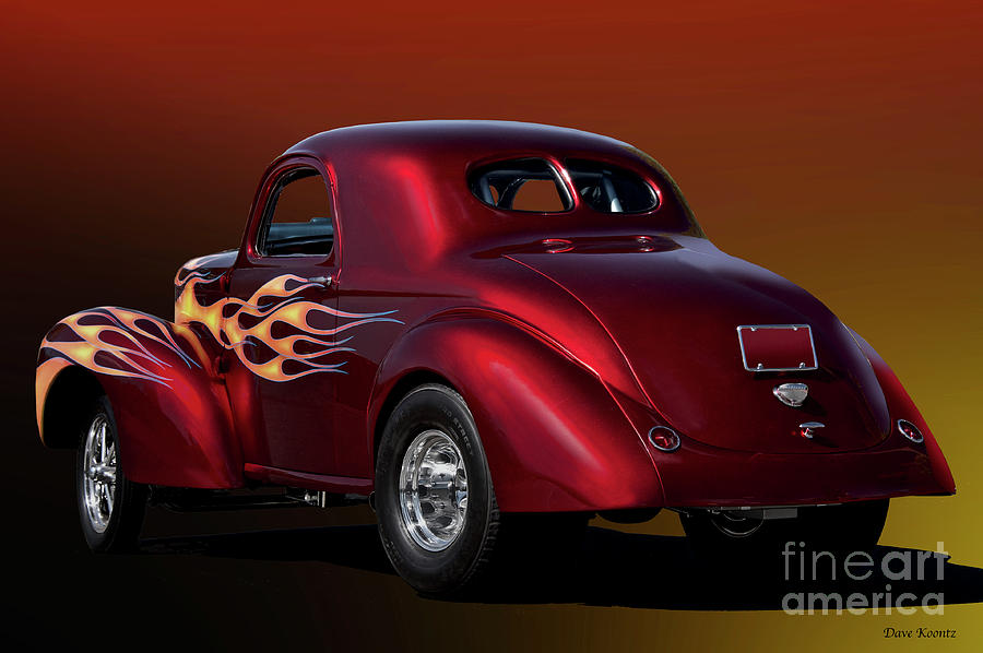 1940 Willys Coupe 'Gasser' II Photograph by Dave Koontz - Fine Art America