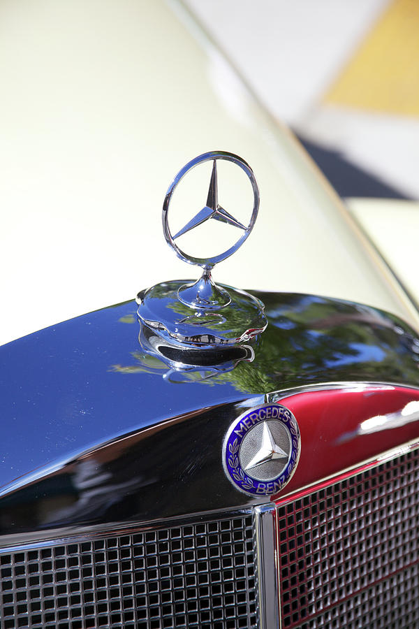 1952 Mercedes Benz 220 Hood Ornament Photograph By Brooke Roby