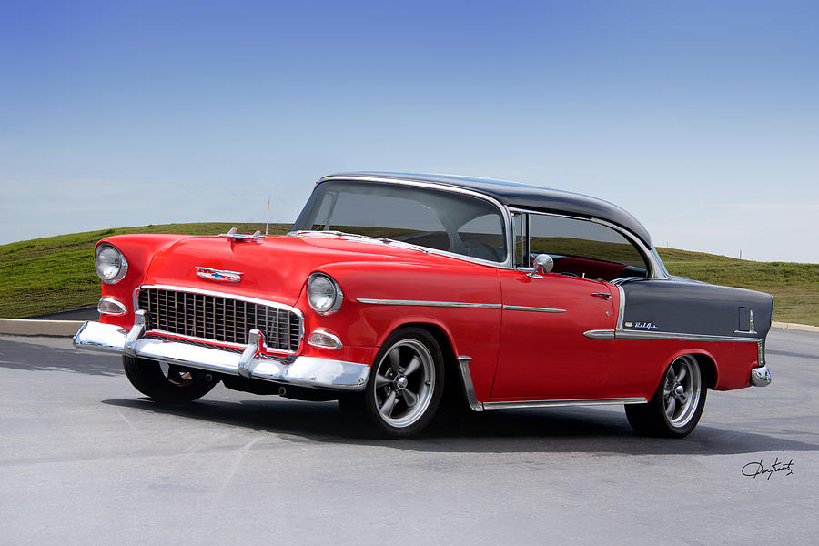 1955 Chevrolet Bel Air Hardtop Photograph by Dave Koontz - Pixels