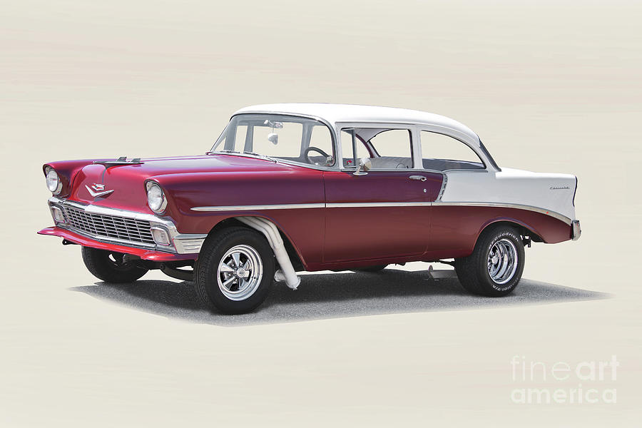 Transportation Photograph - 1956 Chevrolet 210 Coupe Gasser Style #2 by Dave Koontz