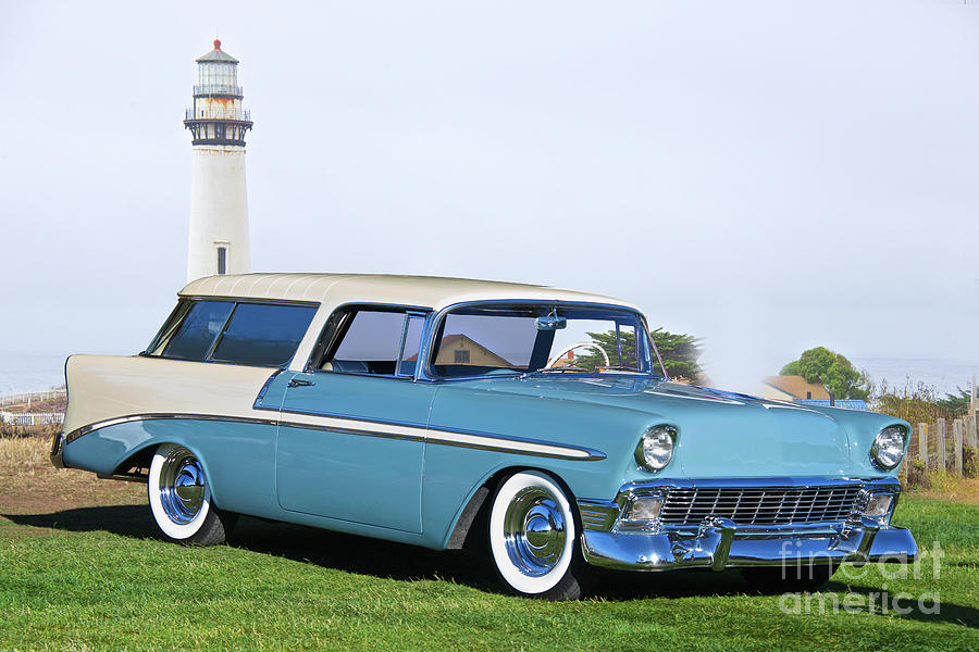 1956 Chevrolet Bel Air Nomad Wagon #2 Photograph by Dave Koontz