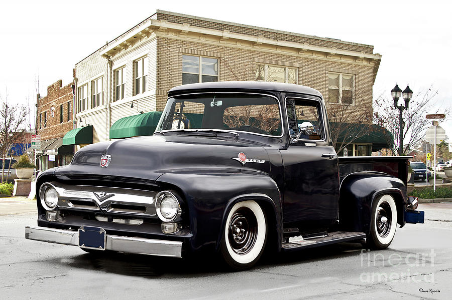 1956 Ford F100 Pickup Truck #2 Photograph by Dave Koontz