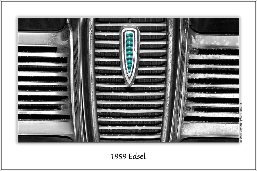 1959 Edsel Photograph by Onyonet Photo studios