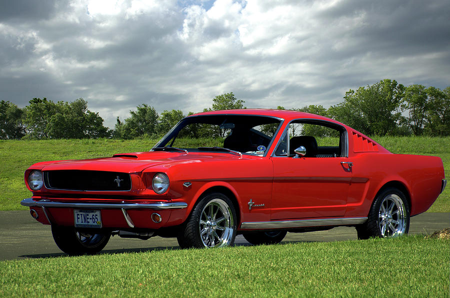 1965 Mustang Fastback Photograph by Tim McCullough