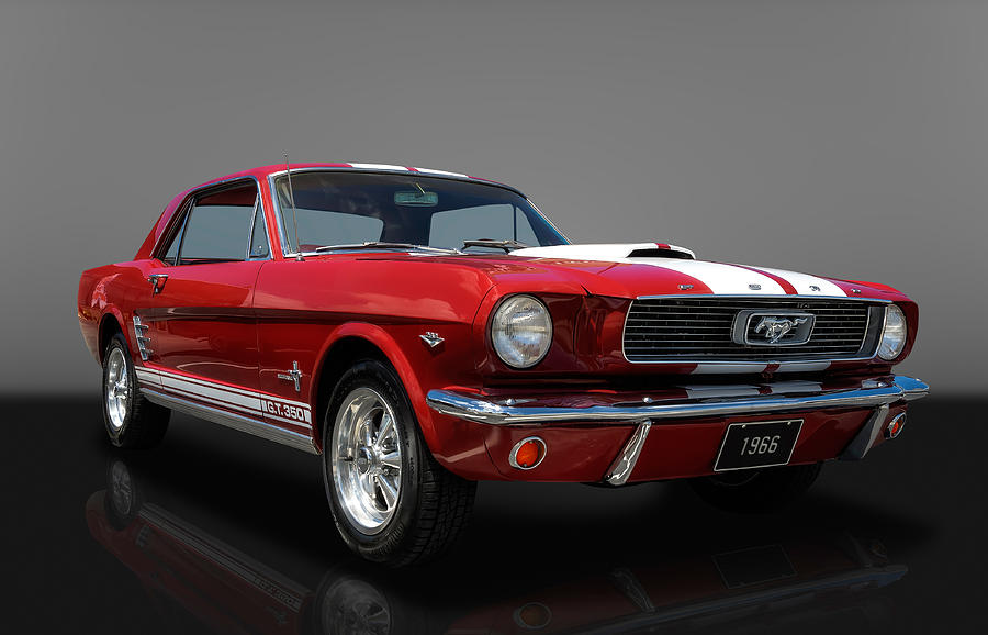 1966 Ford Mustang Coupe #2 Photograph by Frank J Benz