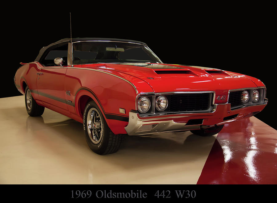 Muscle Cars Photograph - 1969 Oldsmobile 442 W 30 #2 by Flees Photos