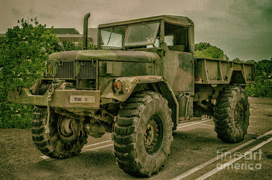 1/2 Ton Army Truck Photograph by Dale Powell