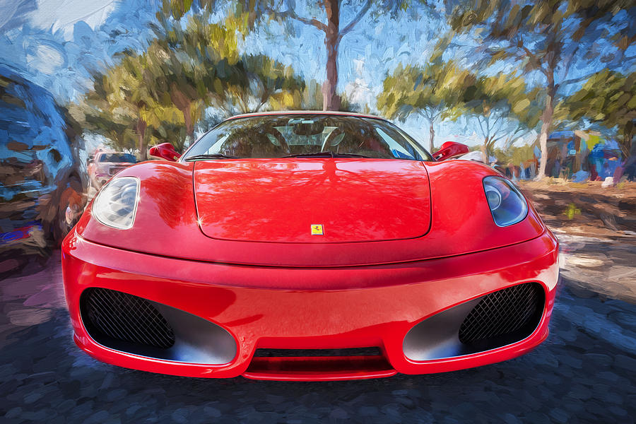 2009 Ferrari F430 Spider Convertible Painted  #1 Photograph by Rich Franco