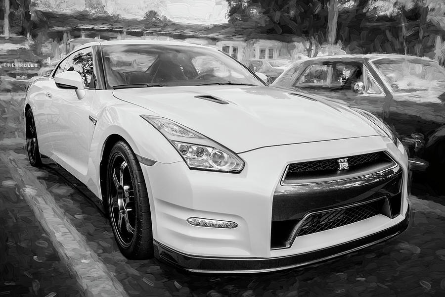 2013 Nissan GT R BW #1 Photograph by Rich Franco
