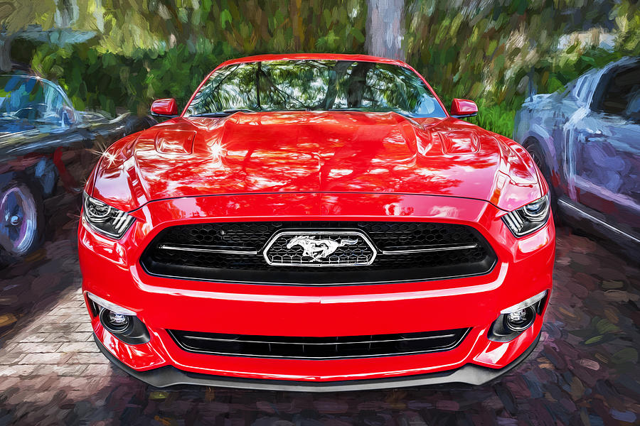 2014 Ford Mustang GT Painted  #1 Photograph by Rich Franco
