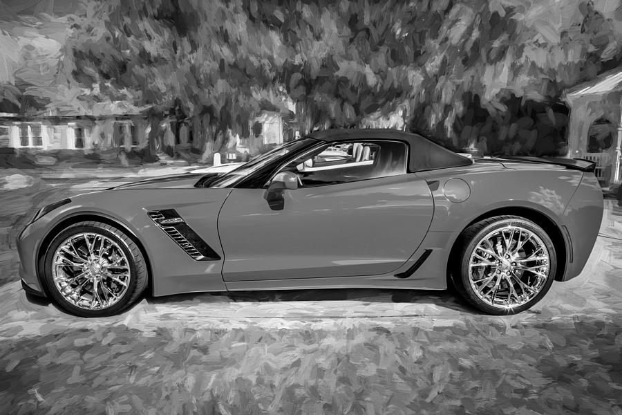 2015 Chevrolet Corvette ZO6 Painted BW #1 Photograph by Rich Franco